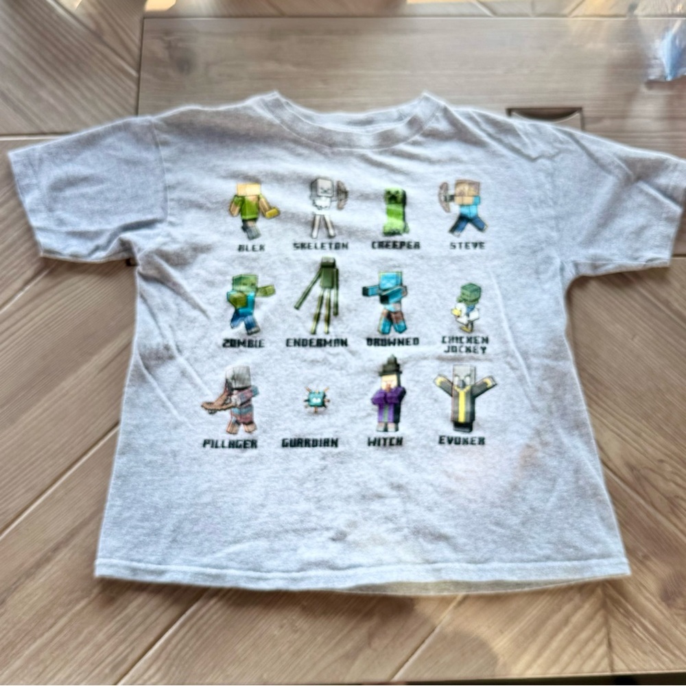Mojang Studios l  Minecraft Graphic T-Shirt l Youth Size: Small